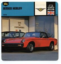 Jensen Healey - GT / Production Car Edito Service SA Auto Rally Card