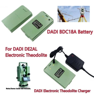 Digital NEW BDC18A DADI Battery For DADI DE2AL Electronic Theodolite + Charger - Picture 1 of 11