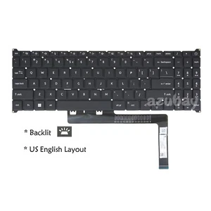 Teclado de PC inglés estadounidense para Acer Extensa 215-55 215-55G EX215-23 EX215-33 retroiluminado - Imagen 1 de 9