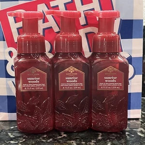 New! Sunrise Woods White Barn/Bath & Body Works (3 Pack) foaming hand soaps - Picture 1 of 4