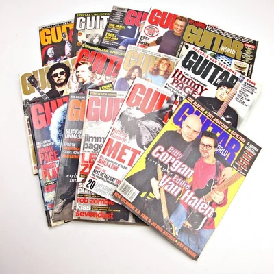 Guitar World Magazines 1993–2009 Metallica Van Halen Zeppelin Lot *Read* Foto 1 de 4