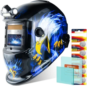 Welding Helmet with Light True Color Auto Darkening Welding Helmets for Men Sola - Picture 1 of 12