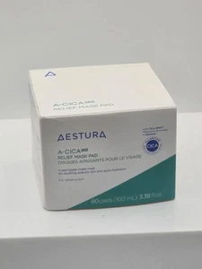 NIB AESTURA A-CICA 365 SOFT CALMING MASK PAD 60EA 100ml K-Beauty - Picture 1 of 5