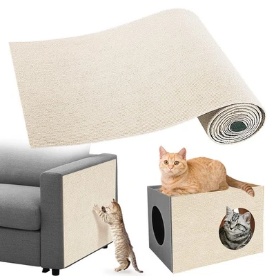 Tapis Griffoir Autocollant 200 x 40 cm Protection pour Canapé et Meubles Util... - Photo 1/4