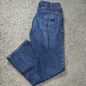 Jean Ariat FR Hombre 34x32 Azul m3 Suelto Recto Resistente al Llama Denim Western - Imagen 1 de 8