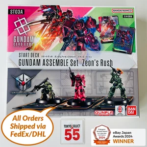 Gundam Card Game Start Deck ST03A Gundam Assemble Set Zeon's Rush Japanese - Picture 1 of 9