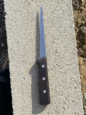 Cuchillo deshuesador de filete de hoja de acero inoxidable FORSCHNER VICTORINOX 406F-6 Suiza Foto 1 de 4