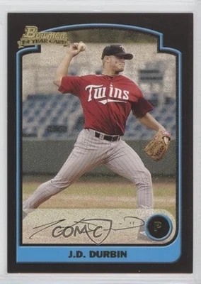 2003 Bowman Metallic Gold JD Durbin #181 Rookie RC - Image 1 of 2