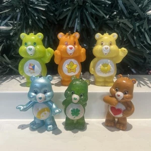 Care Bears Christmas Ornaments Lucky Wish Funshine Do Your Best Tenderheart - Picture 1 of 9