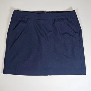 PGA Tour Golf Skort Size 4 Navy Blue Inner Short Tennis Wear Rear Zip Activewear - Picture 1 of 7