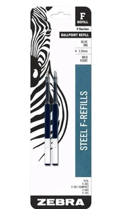 F-Series Ballpoint Pen Refills 2-Pack, Assorted Ink, 1.0mm Medium Point - Picture 1 of 4