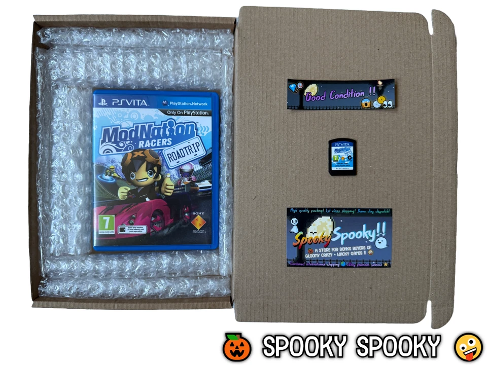 Modnation Racers Road Trip Sony PlayStation Vita - UK PAL GC CIB - Tracked - Image 1 of 4