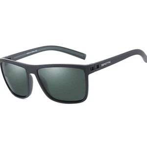 Polarisierte Sonnenbrille für Herren leichtes TR90 Gestell UV400 Schutz eckig Sonne - Bild 1 von 14