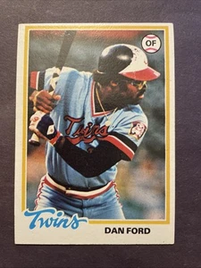1978 Topps #275 Dan Ford Minnesota Twins - Picture 1 of 2