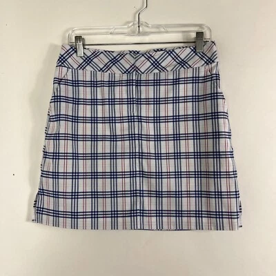 IZOD Golf Skort Women's Size 2 Above Knee Plaid Athletic Stretch - Image 1 of 4