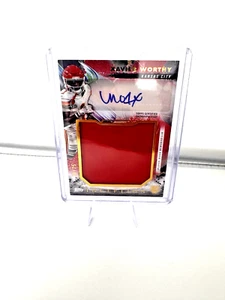 Parche automático Topps Inception XAVIER WORTHY Rookie 2024 automático/25 radiocontrol color rojo coincidente - Imagen 1 de 2