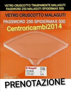 VETRO CRUSCOTTO TRASPARENTE MALAGUTI PASSWORD 250 MALAGUTI SPIDERMAX 500 NUOVO  - Foto 1 di 2