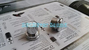2 tapas hembra de audio XLR TAPA de blindaje de rodio PTFE - Imagen 1 de 6