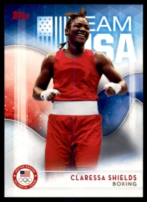 2016 TOPPS US OLYMPIC TEAM CLARESSA SHIELDS RC BOXING #2 - Image 1 of 2