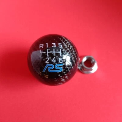 PERILLA DE CAMBIO DE FIBRA DE CARBONO PARA FORD FOCUS MK3 MK4 FIESTA MK7 MK8 RS ST ESCAPE Foto 1 de 4