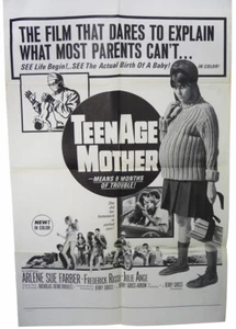 Original TEENAGE MOTHER Movie Poster (1967) Sexploitation  - Picture 1 of 6