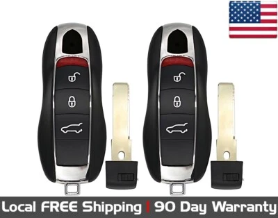 2 новых качественных сменных бесконтактных брелока дистанционного управления для некоторых автомобилей Porsche - Изображение 1 из 4