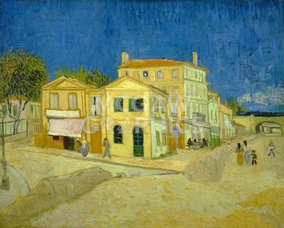 The Yellow House 1888, van Gogh, Wall Art Print Poster 11" x 14"   1762 - Image 1 of 2