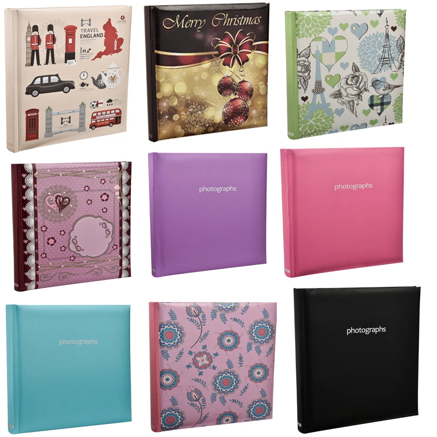 Large 5 x 7 Slip In Case Book bound Memo Photo Album For 120 Holds Choose Design - Image 1 of 1