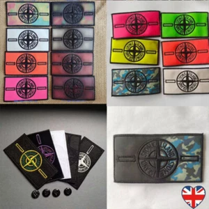 Stone Island Reflective badge 'Colour change 15c when warm' Armlet badge Button~ - Picture 1 of 12