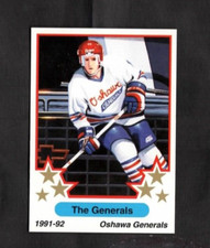 1991 The Generals 7th Inning Sketch Hockey OHL Oshawa Generals