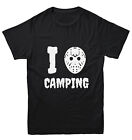 I Love Camping - Voorhees Horror Movie Halloween Mask Youth T-Shirt