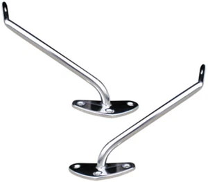 67-72 Chevy C/K Truck Driver & Passenger Side View Door Mirror Stainless Arms - Picture 1 of 7