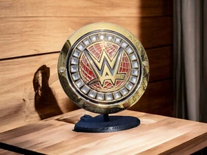 WWE Wrestling Belt PLATE STANDS MENS set of 2 - Picture 1 of 2