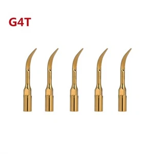 5Pcs Gold G4T Dental Ultrasonic Scaler Scaling Tips for EMS Woodpecker Handpiece - Picture 1 of 4