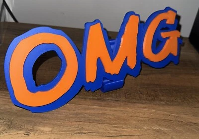 OMG New York Mets HR Sign Wall art shelf Fast Shipping Soto Lindor Alonso Gift - Image 1 of 2