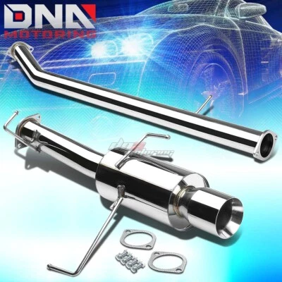 SISTEMA CATBACK ESCAPE ACERO INOXIDABLE PUNTA ENROLLADA 4" PARA 95-98 240SX S14 SILVIA Foto 1 de 4