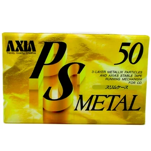 FUJI / AXIA PS 50 METAL POSITION TYPE IV BLANK CASSETTE TAPE 1993 MADE IN JAPAN - Picture 1 of 8