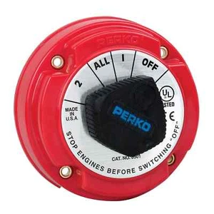 Interruptor selector de batería Perko 8501DP, 4 posiciones servicio medio - Imagen 1 de 5