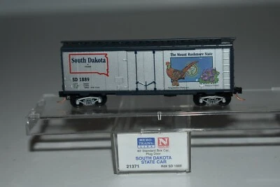 N Scale MTL 21371 South Dakota State Car 40' Single Door Boxcar 1889 C16517 - Image 1 of 2