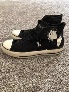 The Doors - Converse Negro Hi Tops, Hombre’s 7, Mujer’s 9 - Imagen 1 de 5