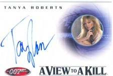 James Bond 40th Anniversary Autograph Card A14 Tanya Roberts