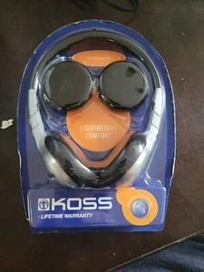 Koss Featherweight UR5 Headband Headphones - Silver/Black - Picture 1 of 2