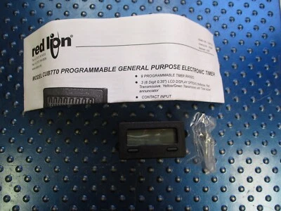 NEW RED LION PROGRAMMABLE GENERAL PURPOSE ELECTRONIC TIMER CUB7T000 - Image 1 of 3