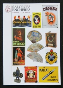 Catalogue vente enchères 2016 plaque émaillée publicitaire EVENTAIL VALDA RABIER - Picture 1 of 6