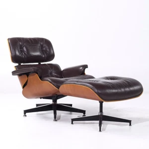Charles & Ray Eames for Herman Miller MidCentury Eames Lounge Chair with Ottoman - Picture 1 of 11