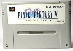 Final Fantasy 5 Super Famicom Nintendo Square SFC SNES Japan F/S - Picture 1 of 8