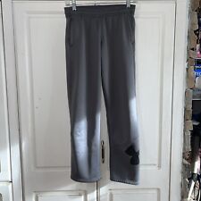 Under Armour Sweatpants Youth M Grey Relaxed Fit