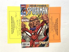 SIGNED Peter Parker Spider-man #6 "Enter: Kingpin" (1999 Marvel Comics)