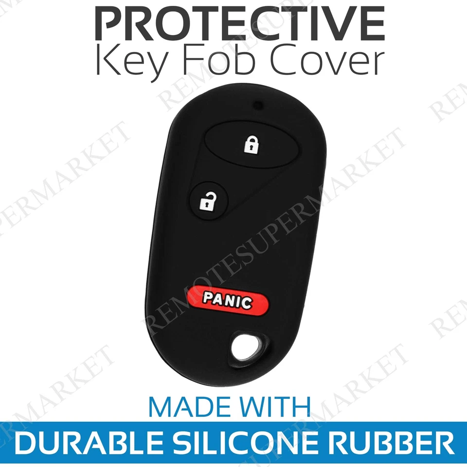 Key Fob Cover For 2003-2011 Honda Element Remote Case Rubber Skin Jacket Foto 1 de 1