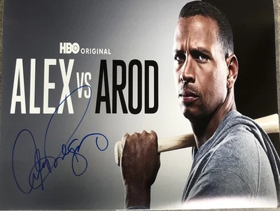 Alex Rodriguez Signed Autographed 11x14 Photo Alex Vs AROD HBO New York Yankees - Image 1 of 2
